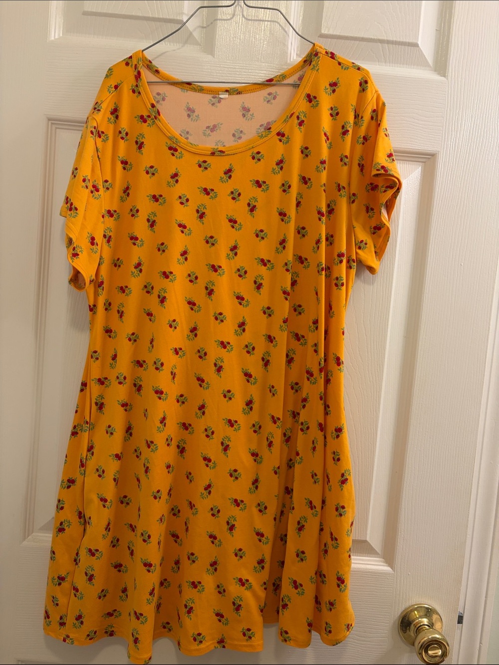 Yellow Floral tunic shirt